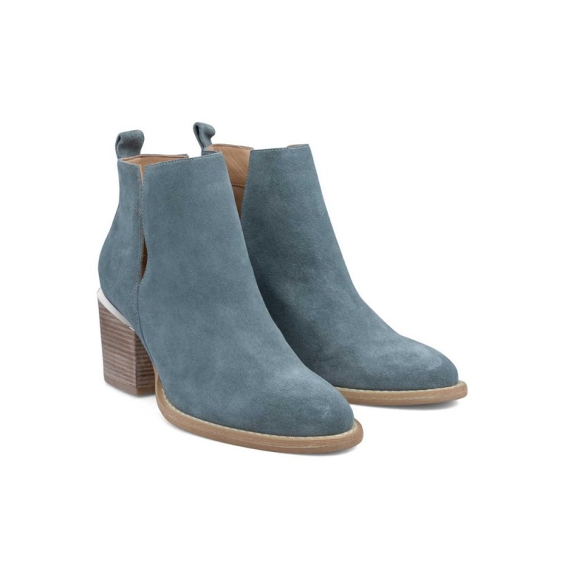 Bottines Alma En Pena Opening Boots Bleu Marine Femme | IAL-70718587